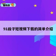 91段子短视频下载的简单介绍