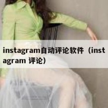 instagram自动评论软件（instagram 评论）