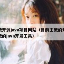 免费开源java项目网站（目前主流的开源免费的java开发工具）