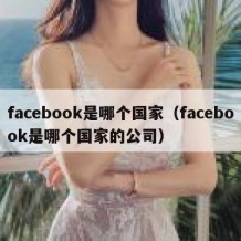 facebook是哪个国家（facebook是哪个国家的公司）