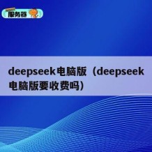 deepseek电脑版（deepseek电脑版要收费吗）