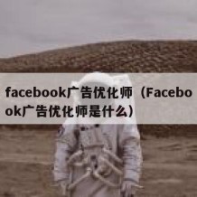 facebook广告优化师（Facebook广告优化师是什么）