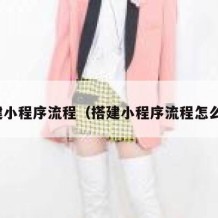 搭建小程序流程（搭建小程序流程怎么写）