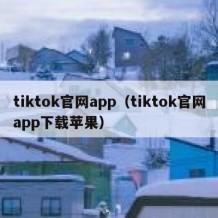 tiktok官网app（tiktok官网app下载苹果）