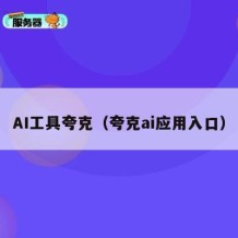 AI工具夸克（夸克ai应用入口）