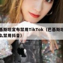 巴基斯坦宣布禁用TikTok（巴基斯坦为什么禁用抖音）