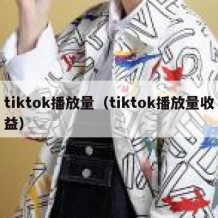 tiktok播放量（tiktok播放量收益）