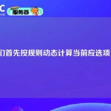 我们首先按规则动态计算当前应选项目。