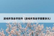 游戏开发自学软件（游戏开发自学需要多久）