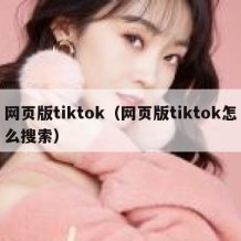 网页版tiktok（网页版tiktok怎么搜索）