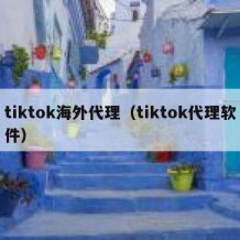 tiktok海外代理（tiktok代理软件）