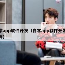 自学app软件开发（自学app软件开发怎么样）