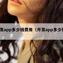 开发app多少钱费用（开发app多少钱?）