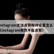 instagram无法点赞和评论是怎么了（instagram突然不能点赞）