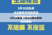 tiktok歌词（tiktok歌词周深）