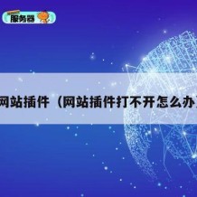 网站插件（网站插件打不开怎么办）