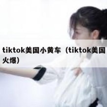 tiktok美国小黄车（tiktok美国火爆）