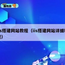 iis搭建网站教程（iis搭建网站详细教程）