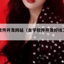 自学软件开发网站（自学软件开发好找工作吗）