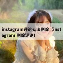 instagram评论无法删除（instagram 删除评论）