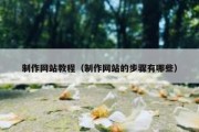 制作网站教程（制作网站的步骤有哪些）