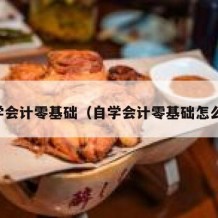 自学会计零基础（自学会计零基础怎么学）