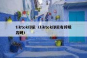 tiktok印尼（tiktok印尼有跨境店吗）