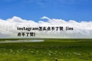 instagram怎么点不了赞（ins 点不了赞）