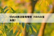 tiktok概念股有哪些（tiktok龙头股）