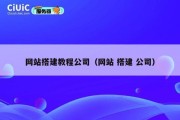 网站搭建教程公司（网站 搭建 公司）