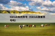 tiktok如何养号（tiktok需要养号吗）