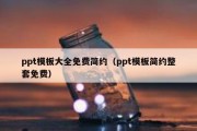 ppt模板大全免费简约（ppt模板简约整套免费）