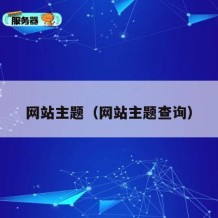 网站主题（网站主题查询）