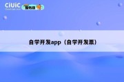 自学开发app（自学开发票）
