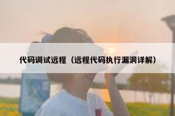 代码调试远程（远程代码执行漏洞详解） 第1张