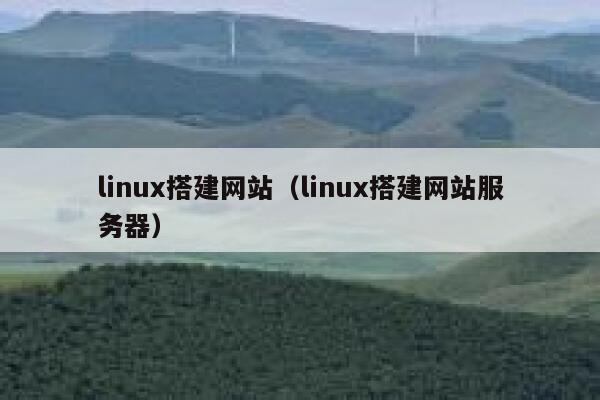 linux搭建网站（linux搭建网站服务器） 第1张