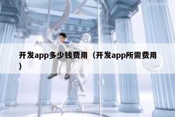 开发app多少钱费用（开发app所需费用） 第1张