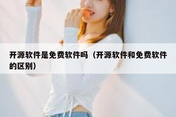 开源软件是免费软件吗（开源软件和免费软件的区别） 第1张