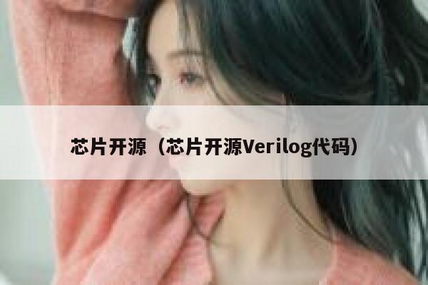 芯片开源（芯片开源Verilog代码） 第1张