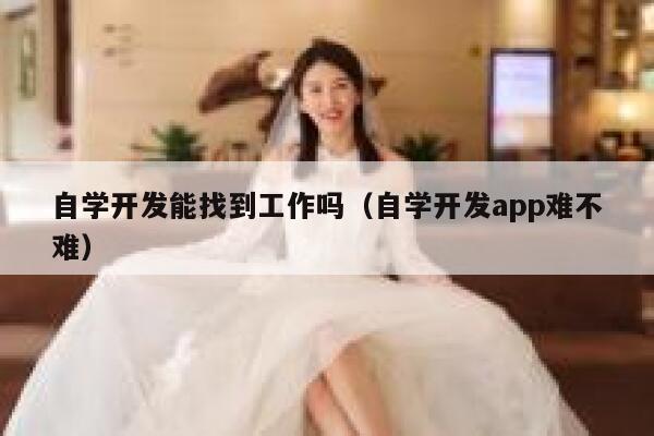 自学开发能找到工作吗（自学开发app难不难） 第1张