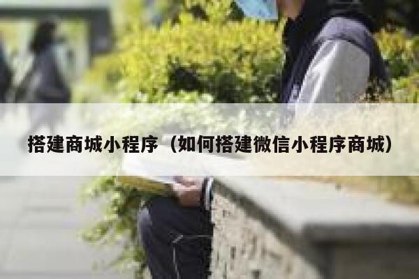 搭建商城小程序（如何搭建微信小程序商城） 第1张