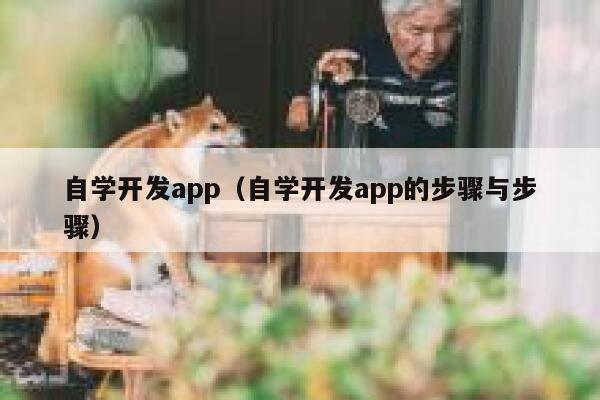 自学开发app（自学开发app的步骤与步骤） 第1张