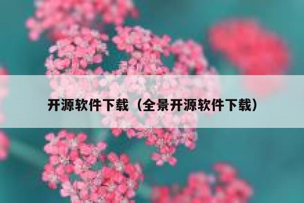 开源软件下载（全景开源软件下载） 第1张