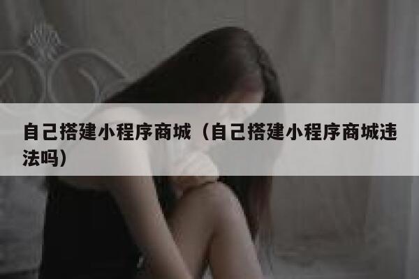 自己搭建小程序商城（自己搭建小程序商城违法吗） 第1张