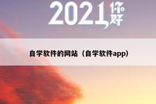 自学软件的网站（自学软件app） 第1张