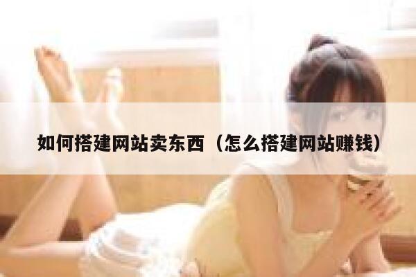 如何搭建网站卖东西（怎么搭建网站赚钱） 第1张