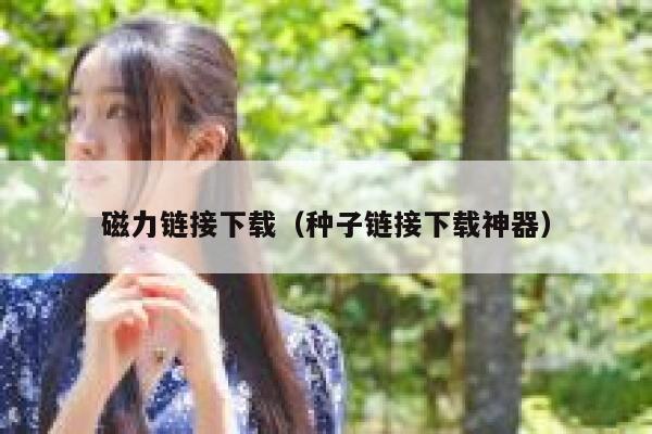 磁力链接下载（种子链接下载神器） 第1张