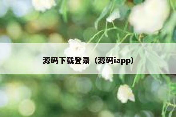 源码下载登录（源码iapp） 第1张