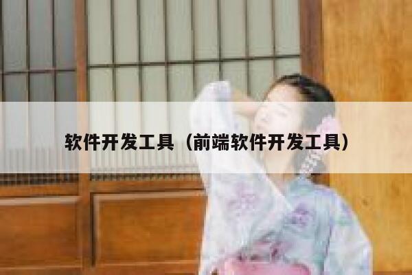 软件开发工具（前端软件开发工具） 第1张