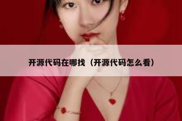 开源代码在哪找（开源代码怎么看） 第1张